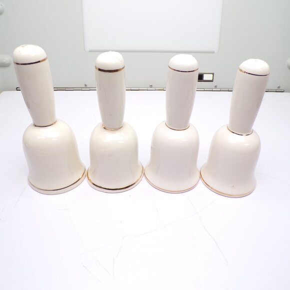 1991=1989=1992=1993 Antique Collectible Porcelain Bells - Picture 4 of 6